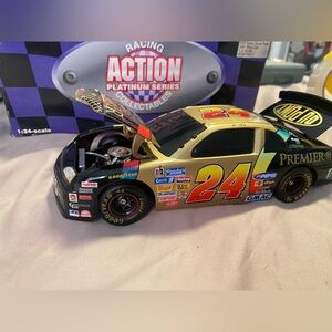 Platinum Series Jeff Gordon #24 Toy Car - Black and Gold